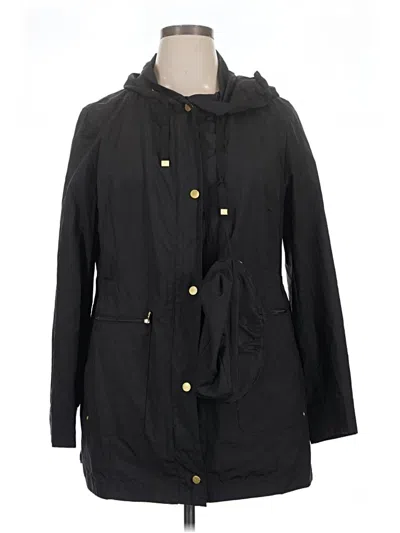 Pre-owned Cole Haan Raincoat In Black