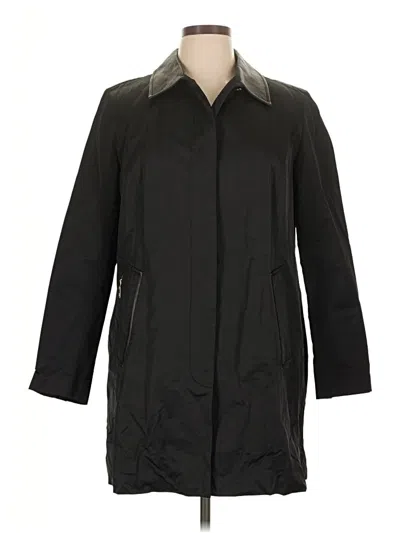 Pre-owned Cole Haan Raincoat In Black