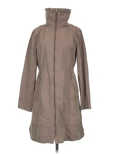 Pre-owned Cole Haan Raincoat In Brown