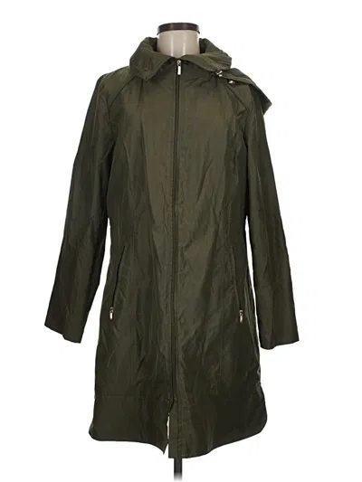 Pre-owned Cole Haan Raincoat In Green