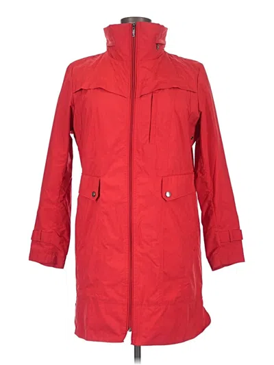 Pre-owned Cole Haan Raincoat In Red