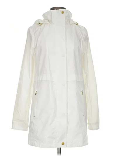 Pre-owned Cole Haan Raincoat In White