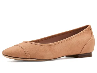 Cole Haan Raquelle Cap Toe Ballets Flats In Brown