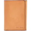 Cole Haan Raw Cut Vachetta Trifold Wallet In Tan