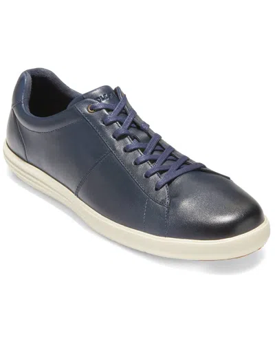 Cole Haan Reagan Grand Leather Sneaker In Blue