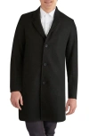 Cole Haan Regular Fit Stretch Wool Coat In Multi