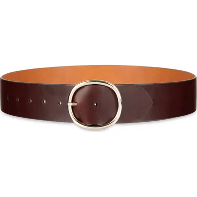 Cole Haan Reversible Centerbar Leather Belt In Brown