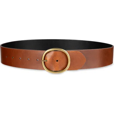 COLE HAAN COLE HAAN REVERSIBLE CENTERBAR LEATHER BELT