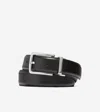 Cole Haan 32mm Reversible Feather Edge Belt In Black-brown