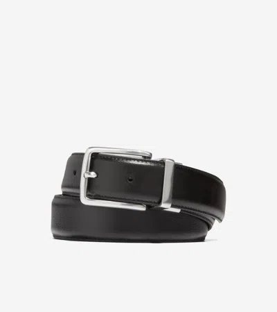 Cole Haan 32mm Reversible Feather Edge Belt In Black-brown