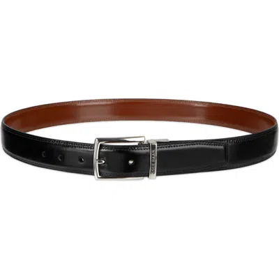 Cole Haan Reversible Leather Belt In Black
