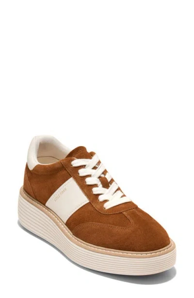 Cole Haan Originalgrand Max Platform Sneakers In Brown