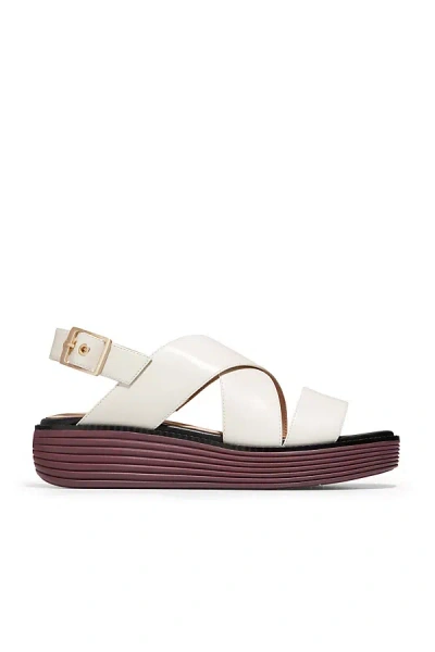 Cole Haan Women's Og Platform Leather Sandals In Ivory