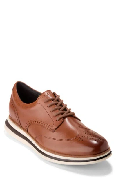 Cole Haan Original Grand Energy One Wing Oxford In British Tan-java-ivory
