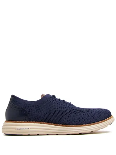 Cole Haan Men's Riginalgrand Remastered Stitchlite Lace Up Wingtip Oxford Sneakers In Blue