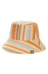 Cole Haan Riviera Stripe Bucket Hat In Multi
