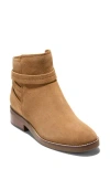 Cole Haan Rosalyn Waterproof Ankle Strap Bootie In Brown