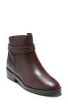 Cole Haan Rosalyn Waterproof Ankle Strap Bootie In Brown