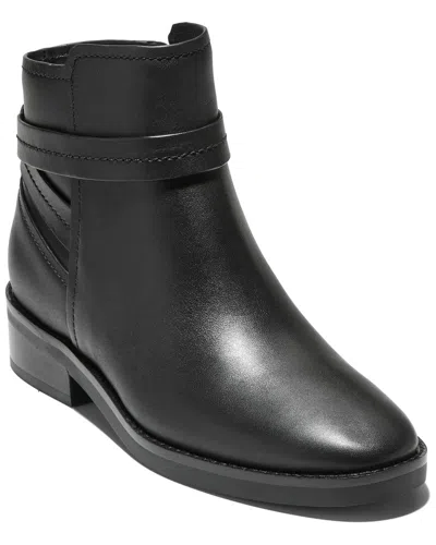 COLE HAAN COLE HAAN ROSALYN WATERPROOF ANKLE STRAP LEATHER BOOT