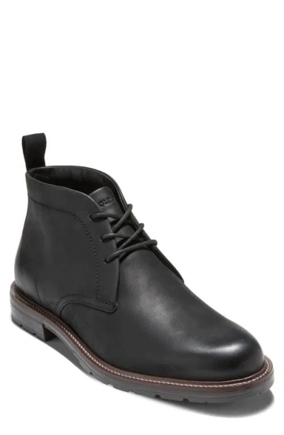 Cole Haan Roundhill Grand Waterproof Chukka Boot In Black