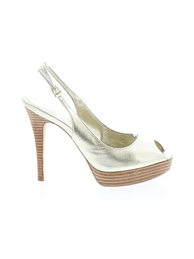 Pre-owned Cole Haan Sandals In Gold