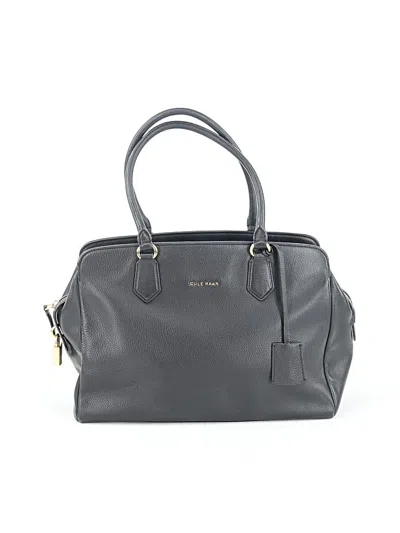 Pre-owned Cole Haan Satchel In Gray