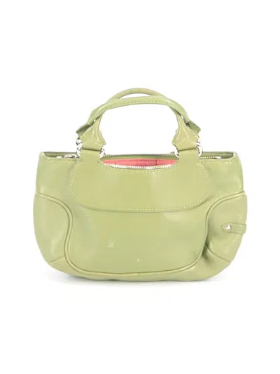 Pre-owned Cole Haan Satchel In Green