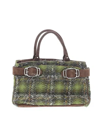 Pre-owned Cole Haan Satchel In Green