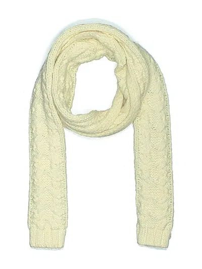 Pre-owned Cole Haan Scarf In White