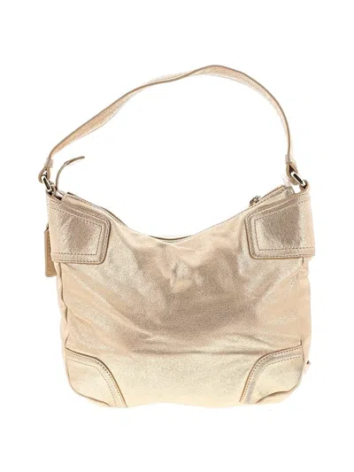 Pre-owned Cole Haan Shoulder Bag In Gold