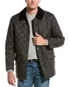 Cole Haan Signature Quilted Barn Jacket In Grey