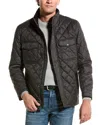 Cole Haan Signature Diamond Quilted Jacket In Gray