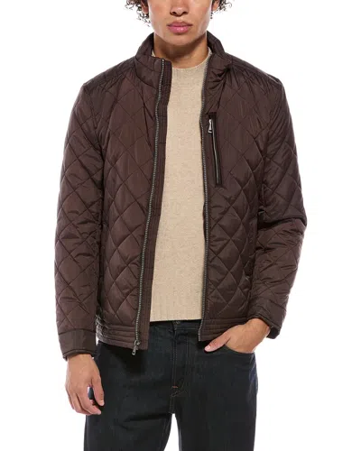 Cole Haan Signature Jacket In Burgundy