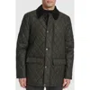 Cole Haan Signature Quilted Barn Jacket In Charcoal