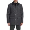 Cole Haan Signature Quilted Barn Jacket In Navy