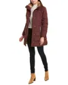 Cole Haan Signature Quilted Down Coat In Red