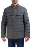 Cole Haan Signature Quilted Jacket In Light Grey