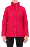 Cole Haan Signature Quilted Jacket In Red