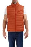 Cole Haan Signature Quilted Puffer Vest In Orange