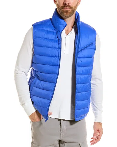 Cole Haan Signature Quilted Vest In Blue