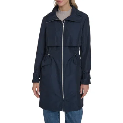Cole Haan Signature Water Resistant Packable Jacket In Indigo
