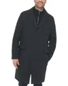 Cole Haan Signature Wool-blend Twill Coat In Grey