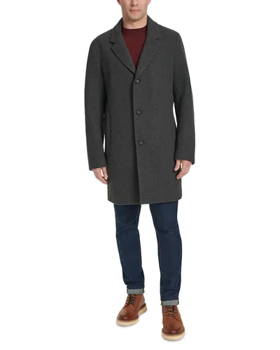 Cole Haan Single-breasted Top Coat In Gray
