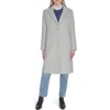 Cole Haan Slick Wool Blend Coat In Gray
