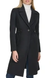 Cole Haan Cole Hann Single Breasted Coat In Black