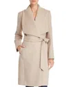 Cole Haan Slick Wrap Coat In Bone