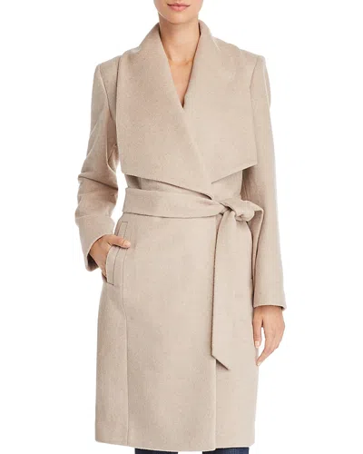 Cole Haan Slick Wrap Coat In Bone