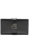 Cole Haan Slimfold Leather Wallet In Black