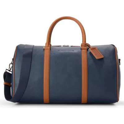 Cole Haan Sloane Saffiano Leather Packall Duffle Bag In Navy Saffiano