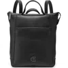 Cole Haan Small Grand Ambition Leather Convertible Luxe Backpack In New Black